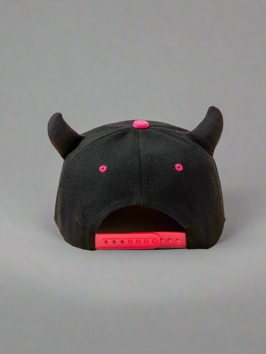 Devil Horn Snapback Cap