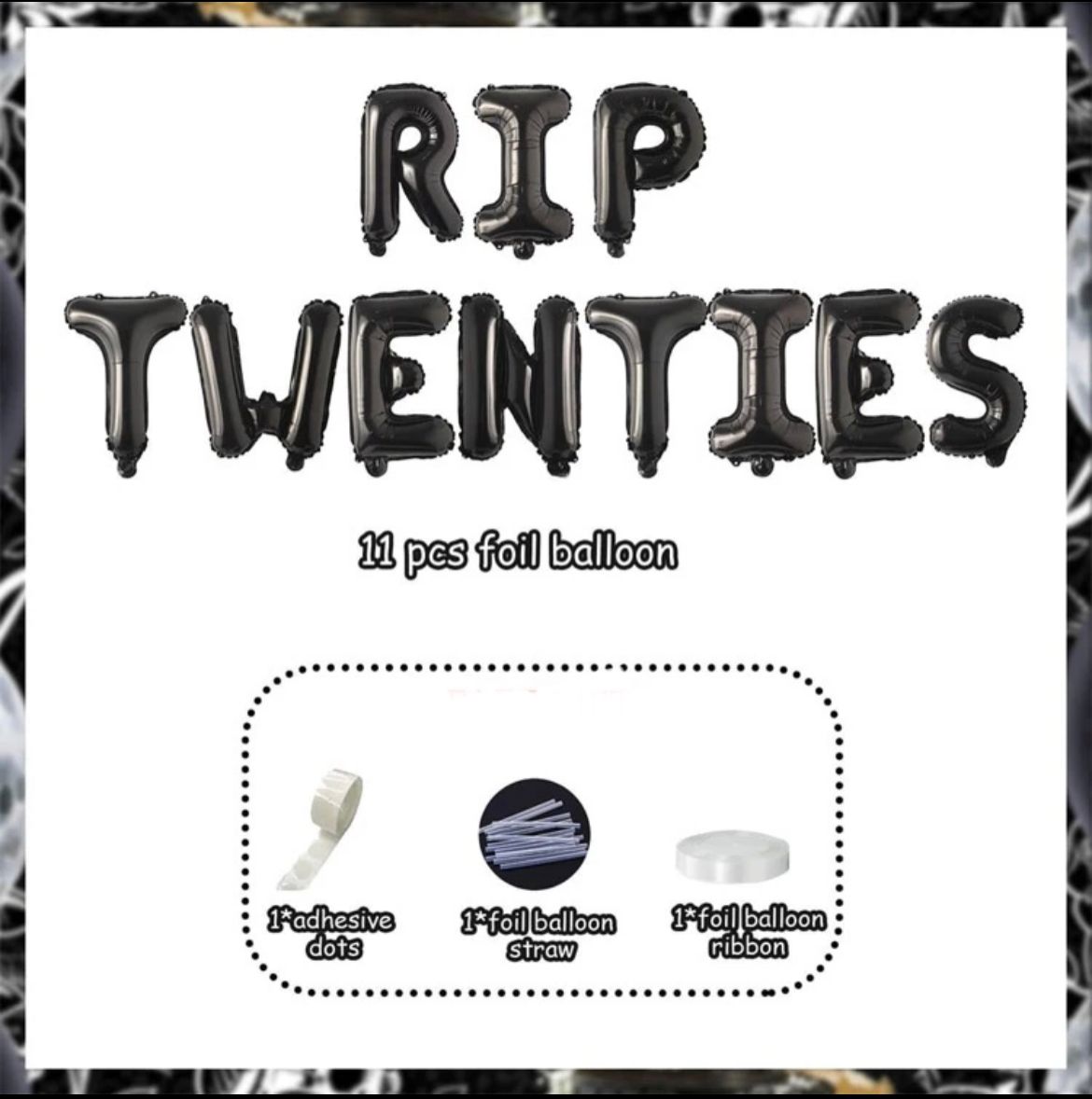 Rip Twenties Foil Balloons