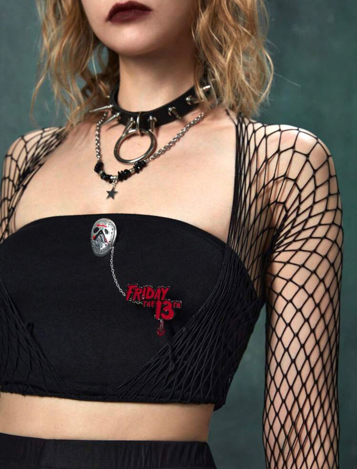 Friday the 13th Jason Voorhees Brooch