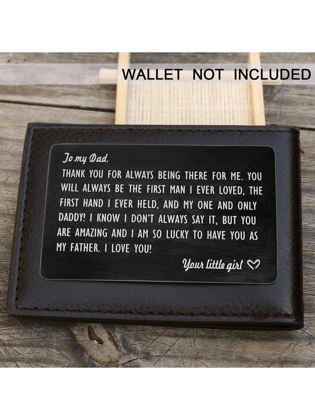 Dad Wallet Card