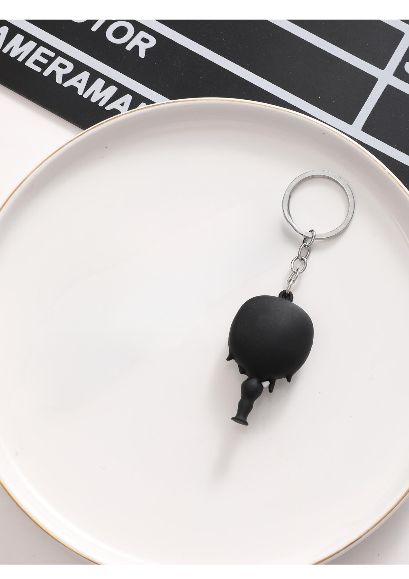 Morticia Addams Keychain