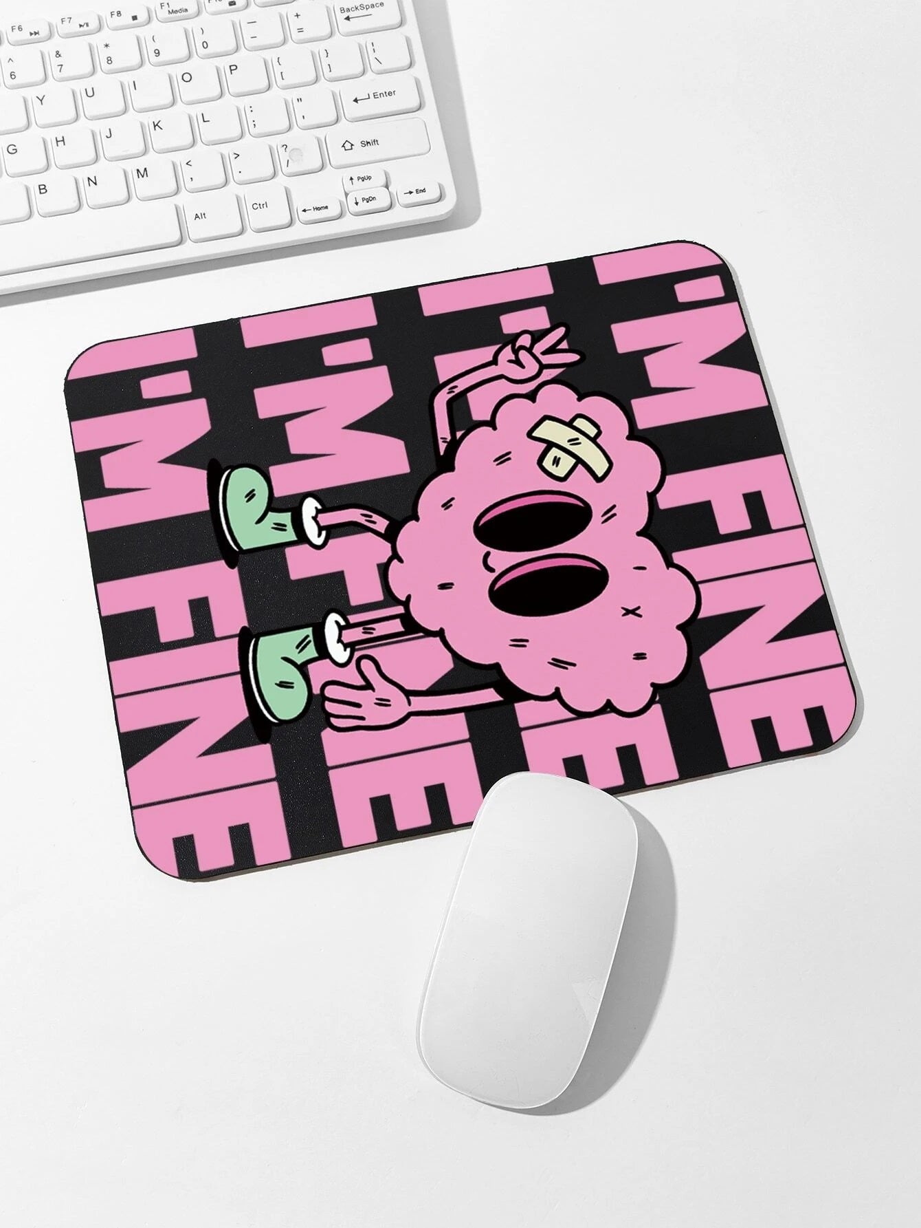 I'm Fine Mouse Pad