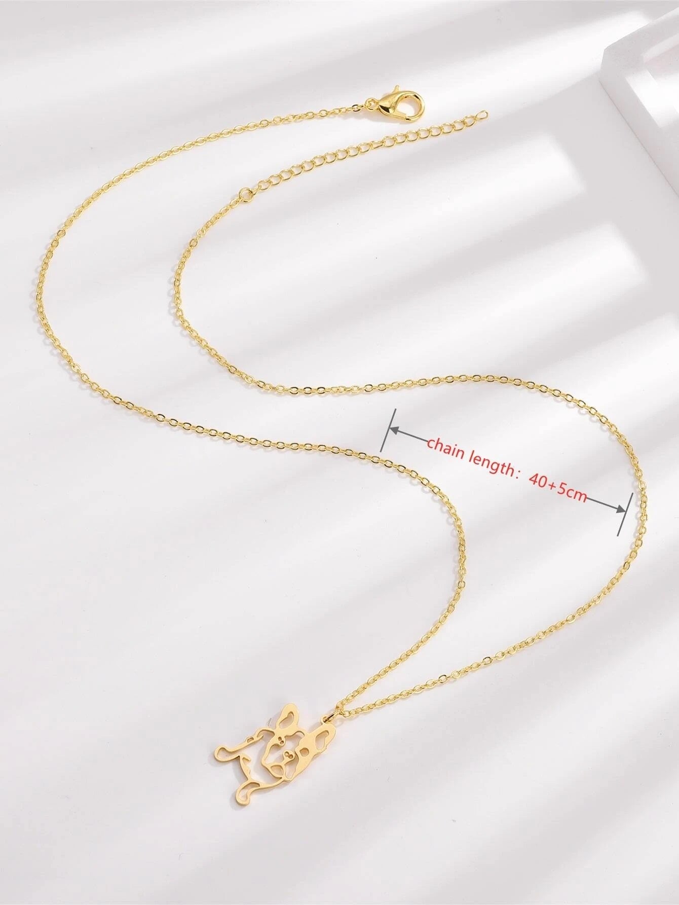 Boston Terrier Dog Necklace