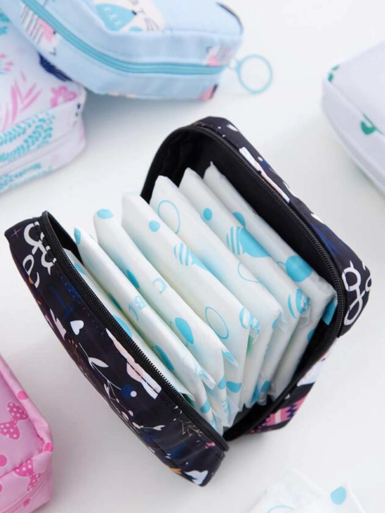 Sanitary and Makeup Pocket