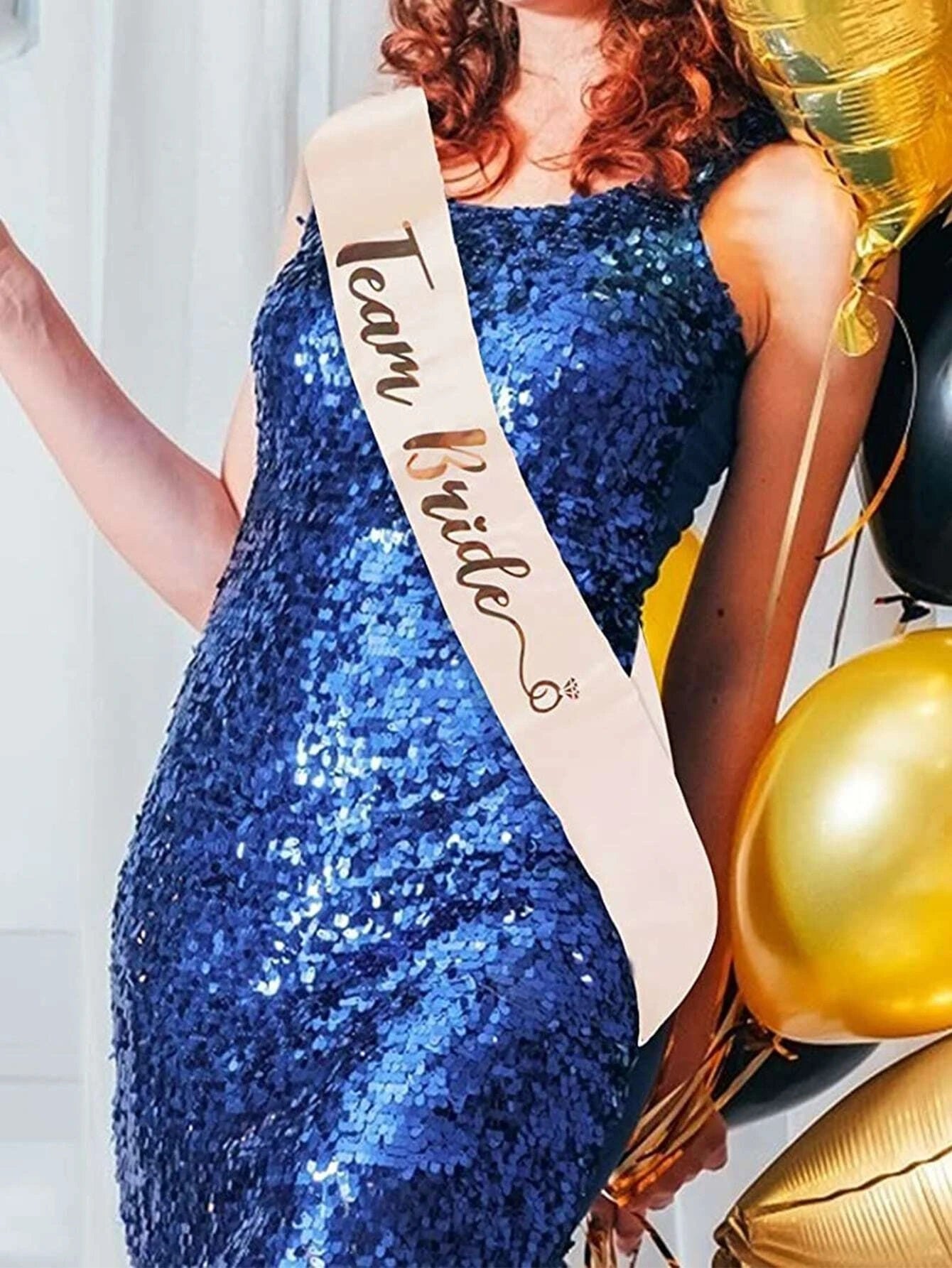 Team Bride Bridal Shower Party Sashes