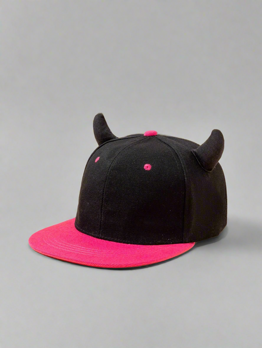Devil Horn Snapback Cap