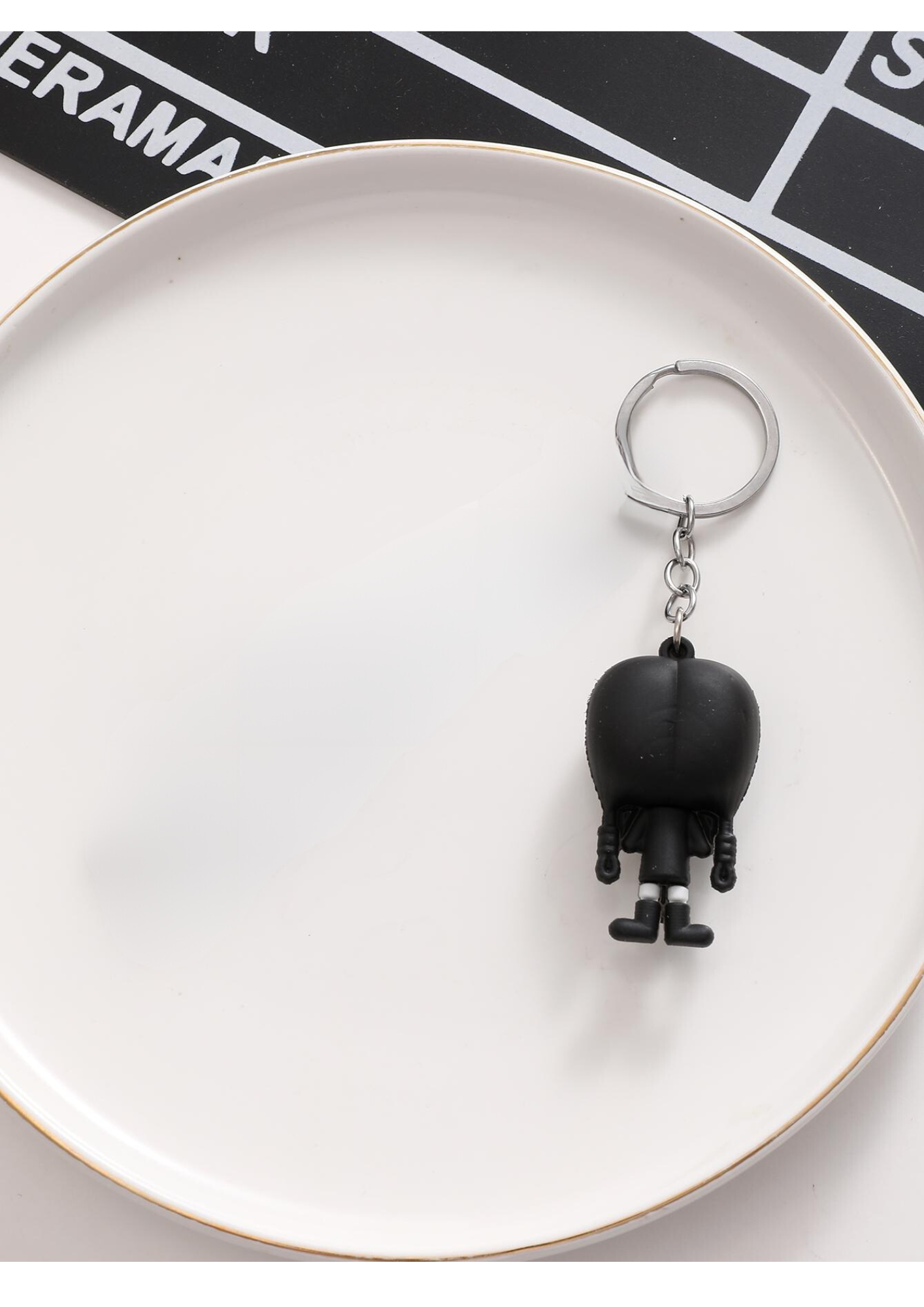 Wednesday Addams Keychain