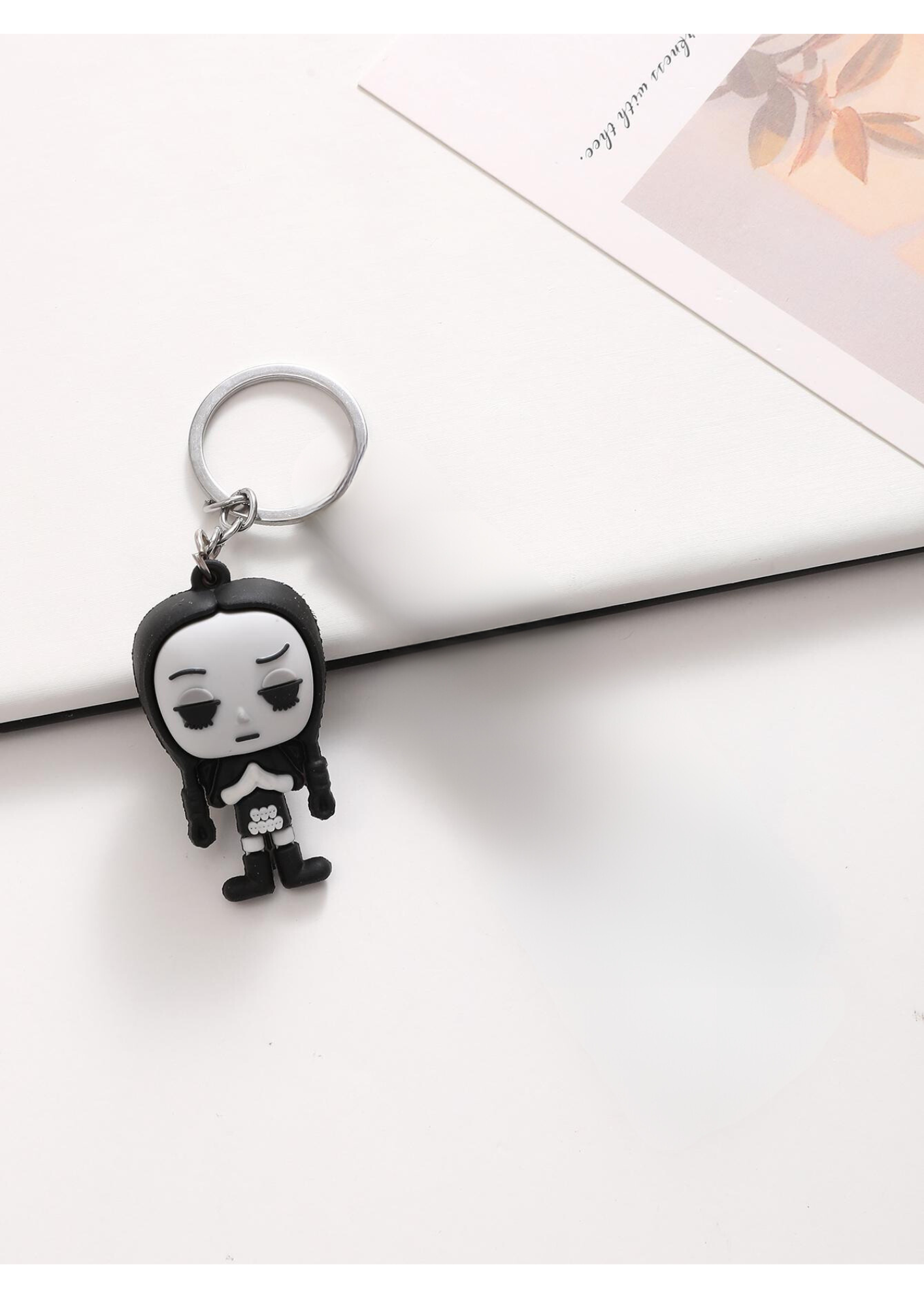 Wednesday Addams Keychain