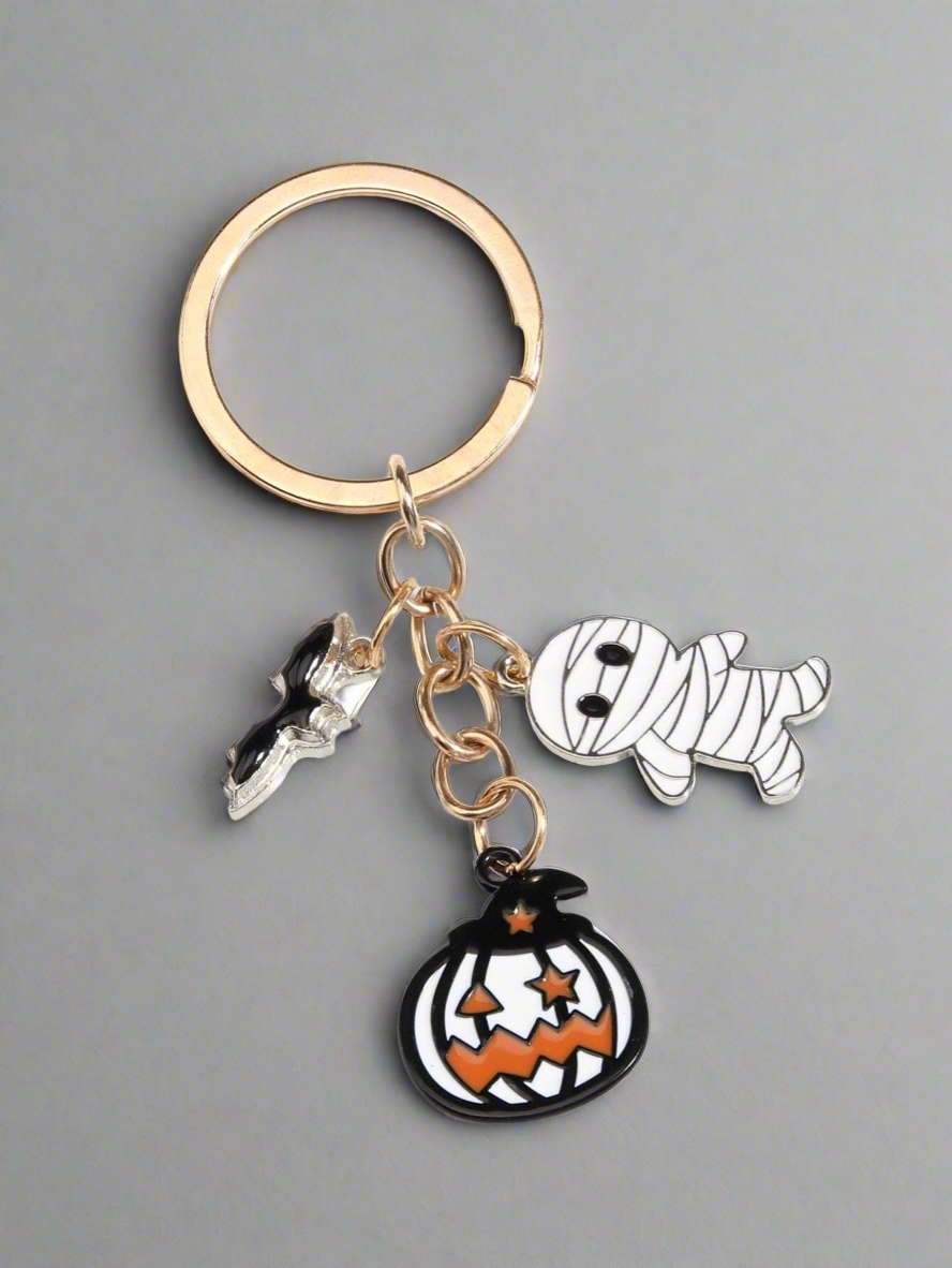 Halloween Pumpkin Keychain