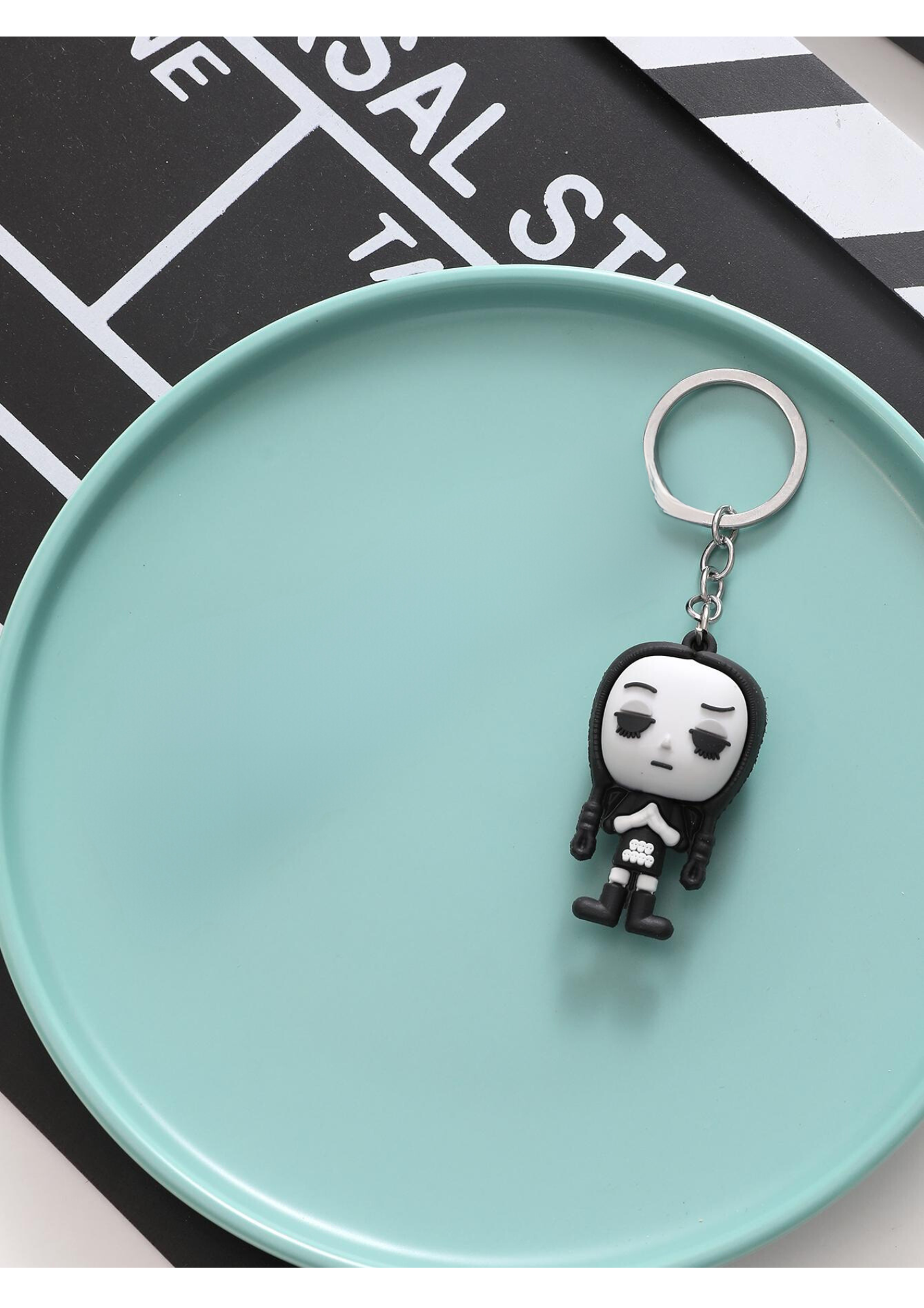 Wednesday Addams Keychain