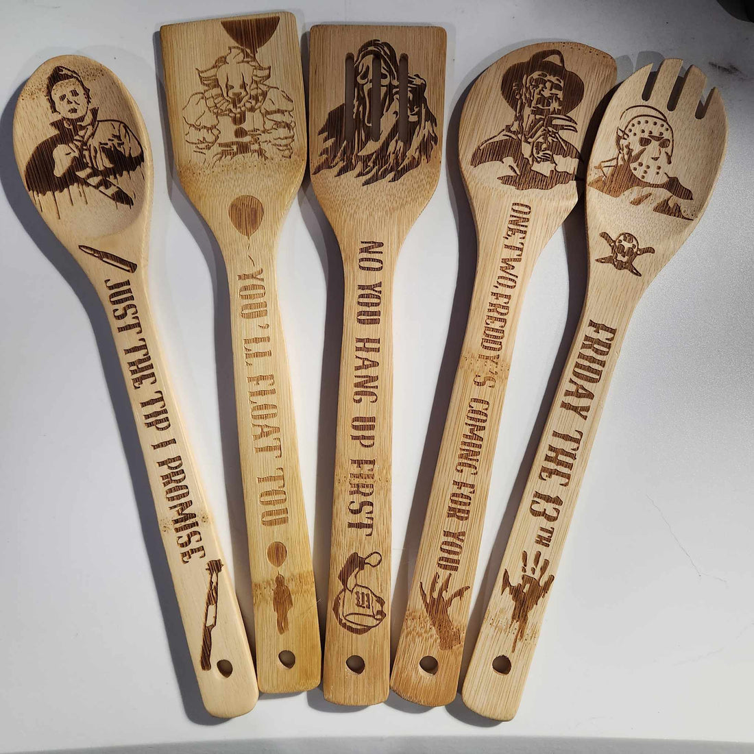 Horror Bamboo Utensil Set