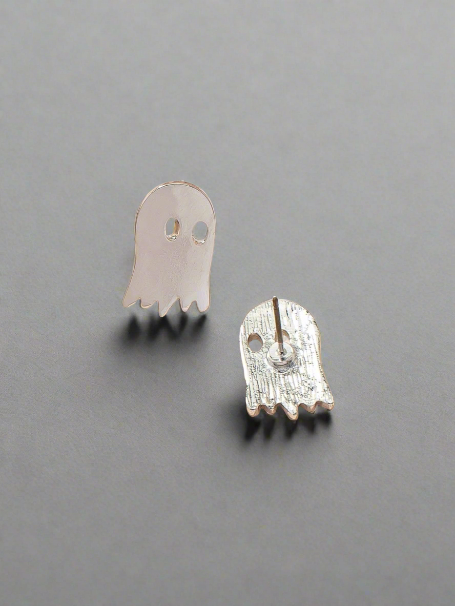 Silver Ghost Earring