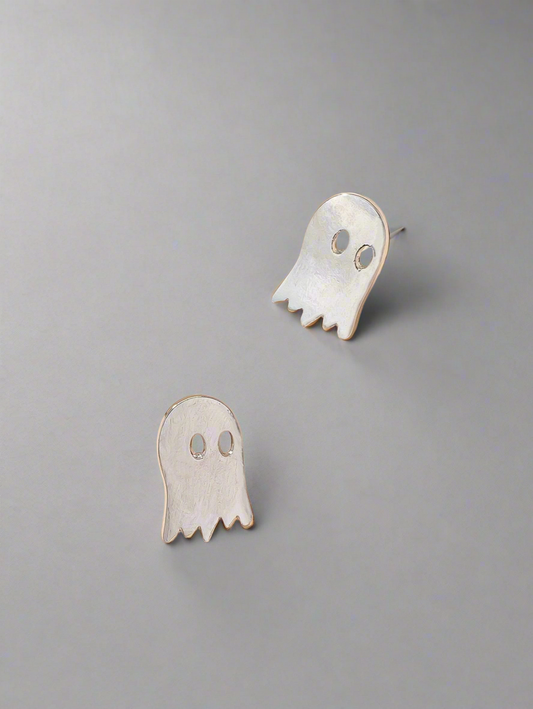 Silver Ghost Earring