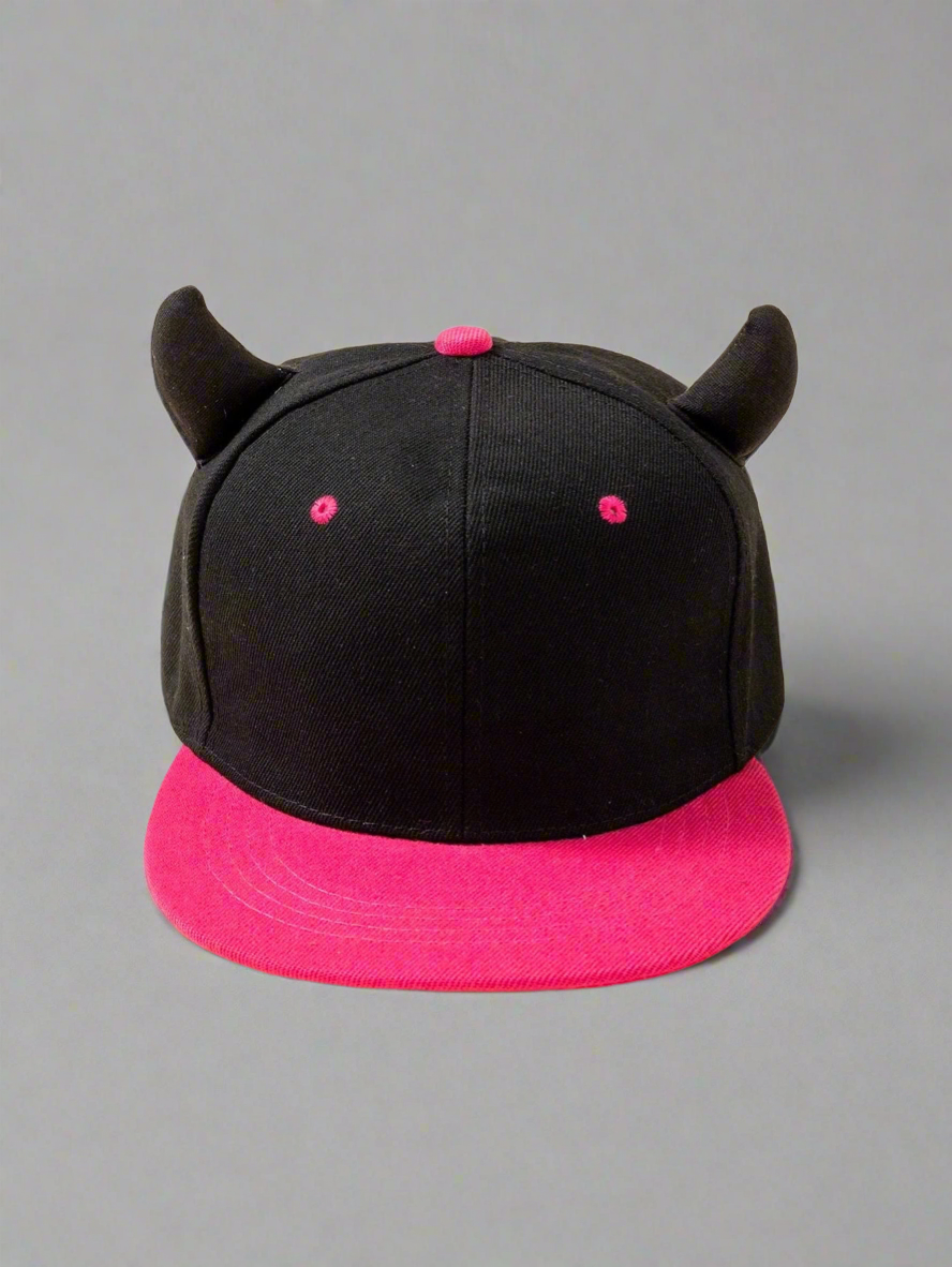 Devil Horn Snapback Cap
