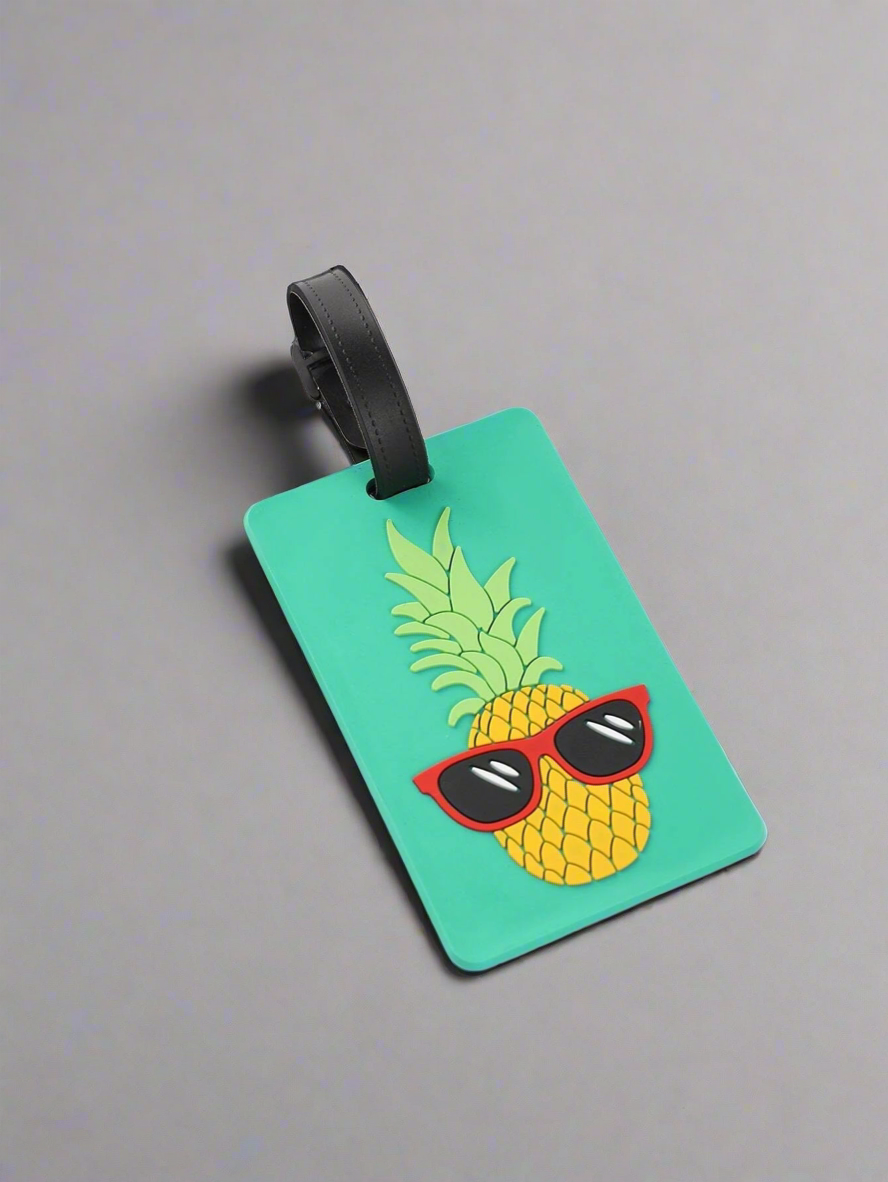 Pineapple Luggage Tag