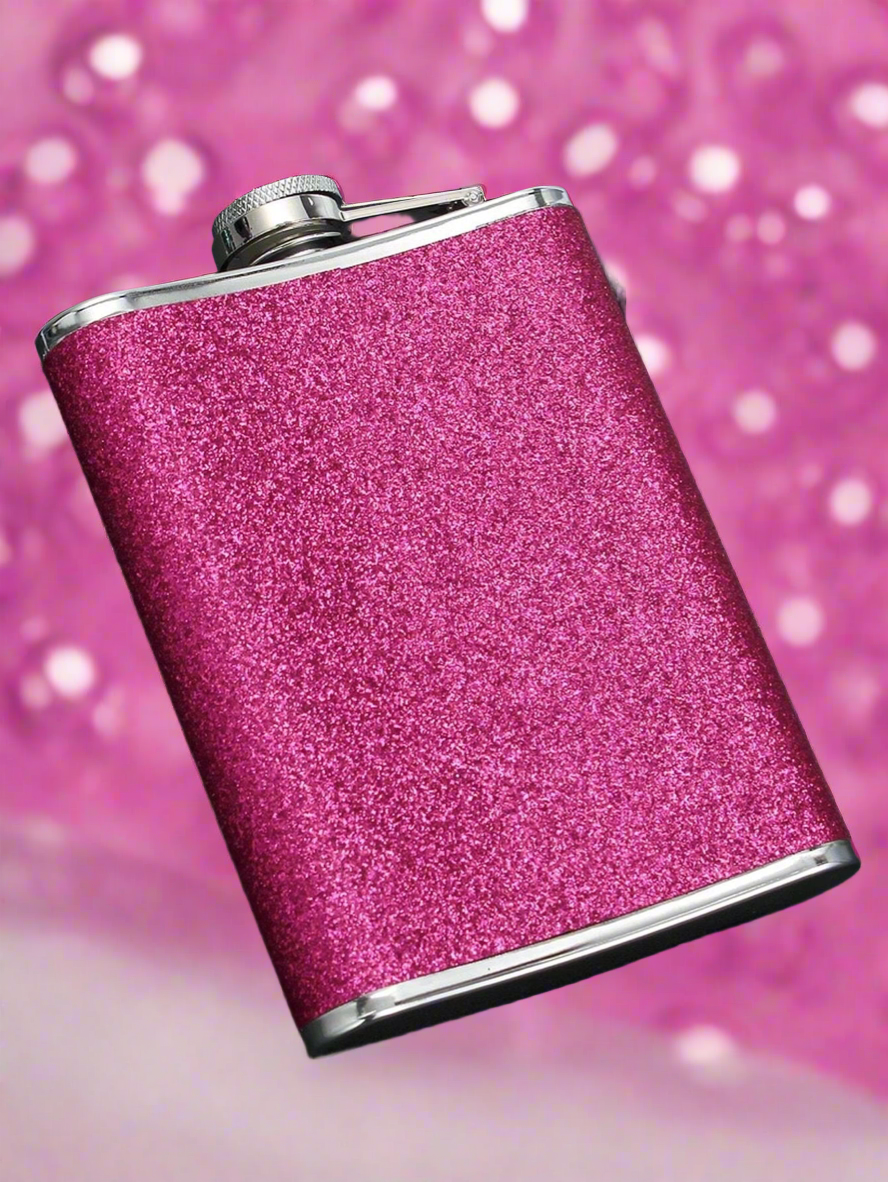 Girls Night Out Glitter Hip Flask