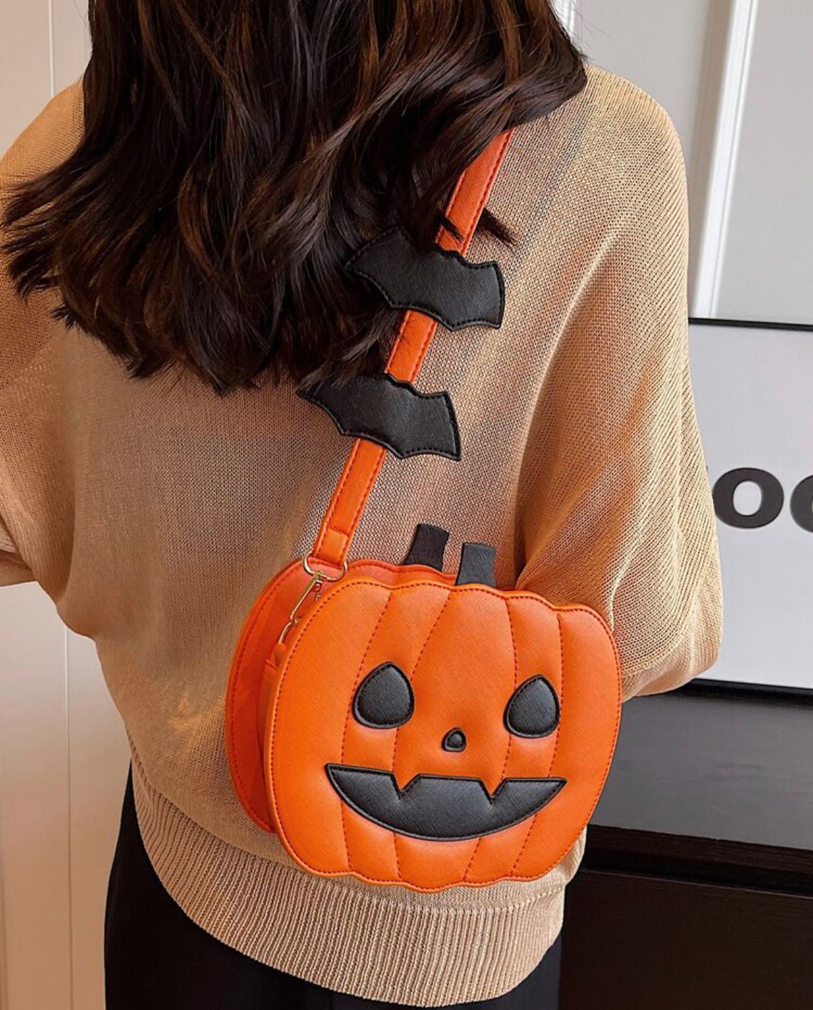 Pumpkin Satchel Novelty Crossbody Bag