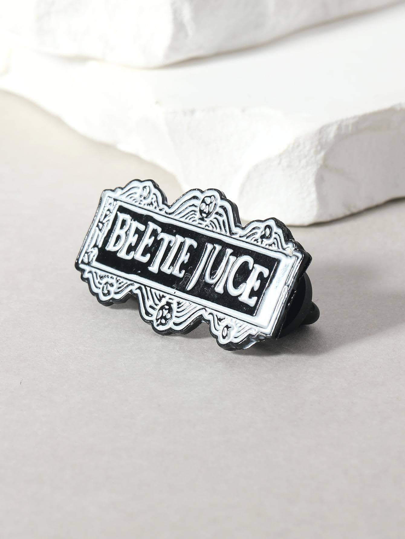 Beetlejuice Brooch