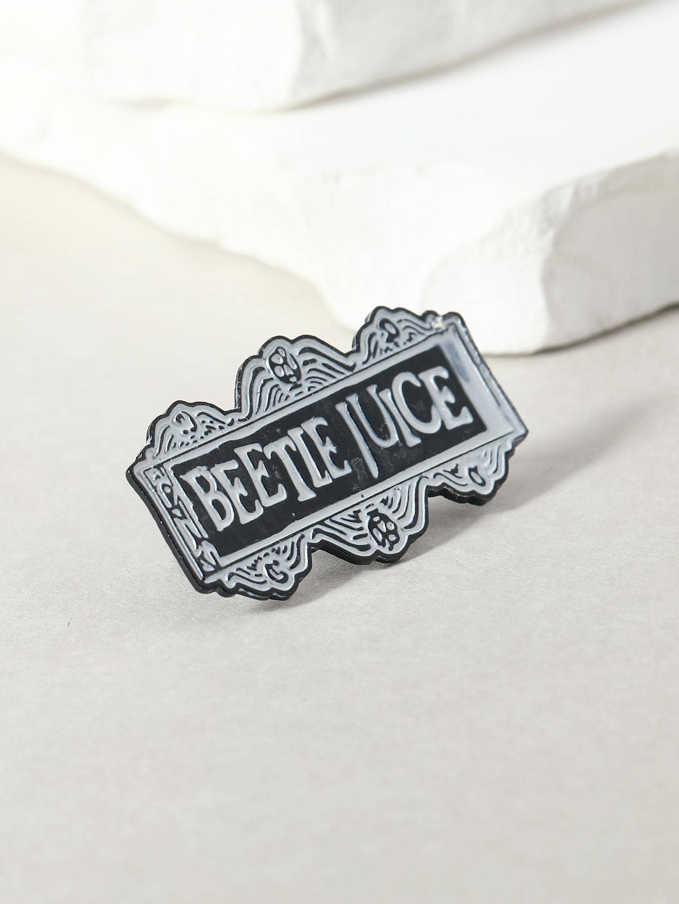 Beetlejuice Brooch