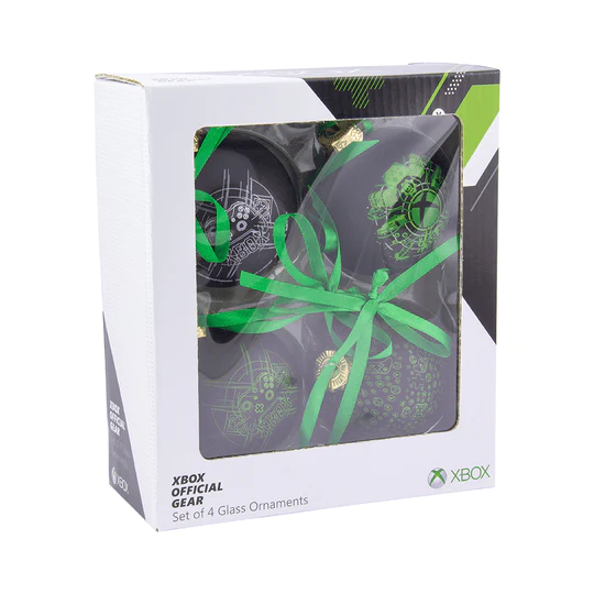 Xbox Christmas Glass Ornaments