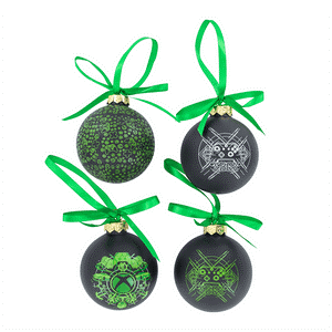 Xbox Christmas Glass Ornaments