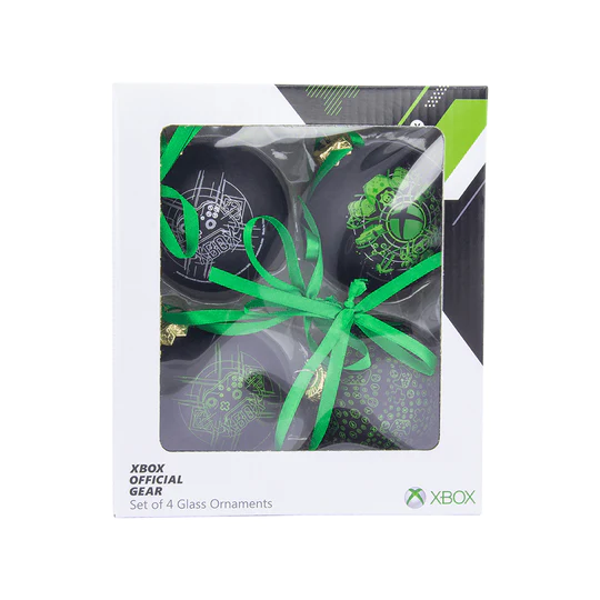 Xbox Christmas Glass Ornaments