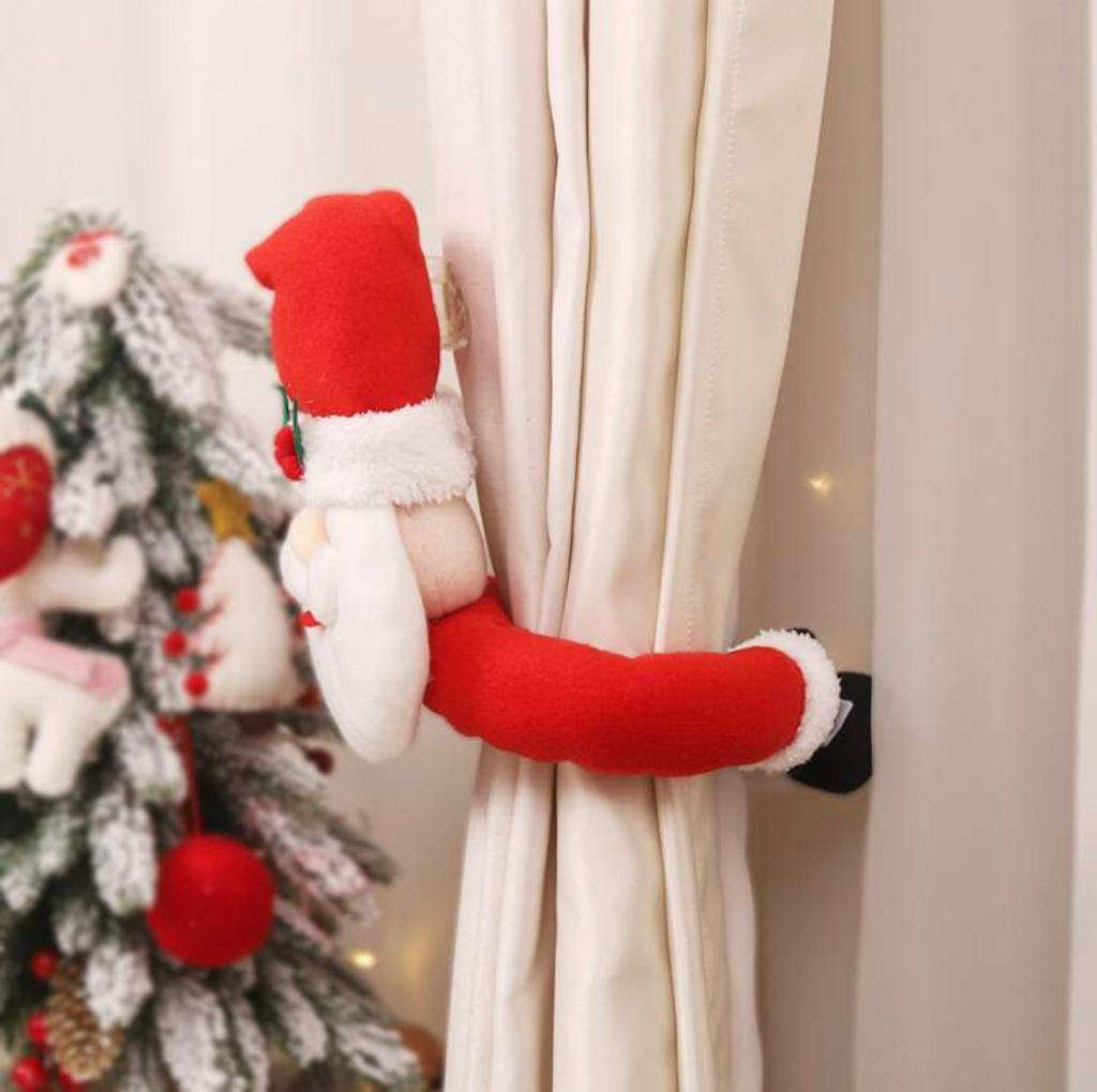 Christmas Santa Curtain Tieback