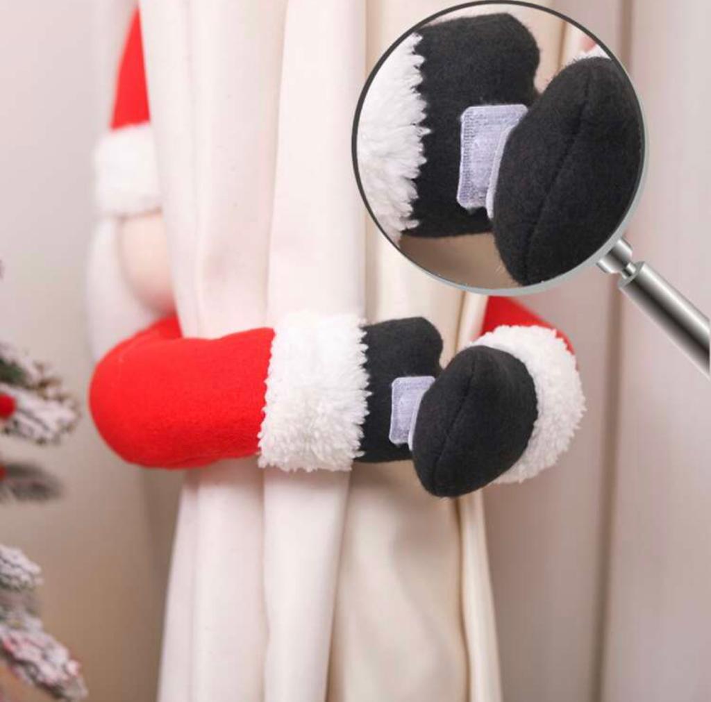 Christmas Santa Curtain Tieback