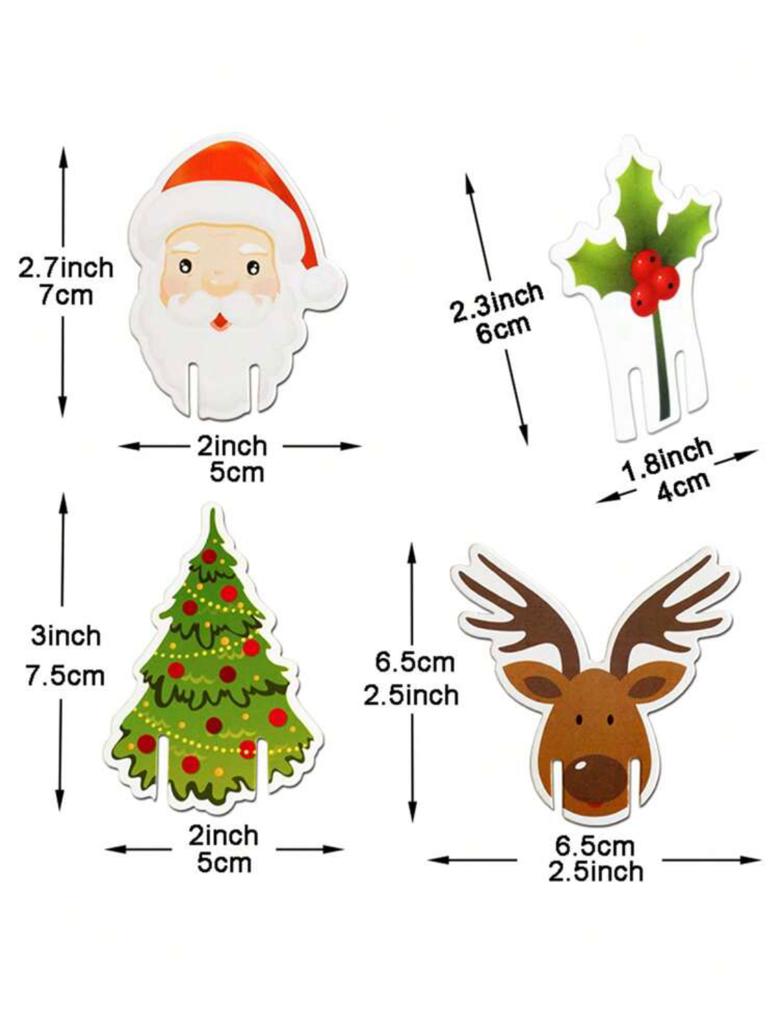 Christmas Glass Markers