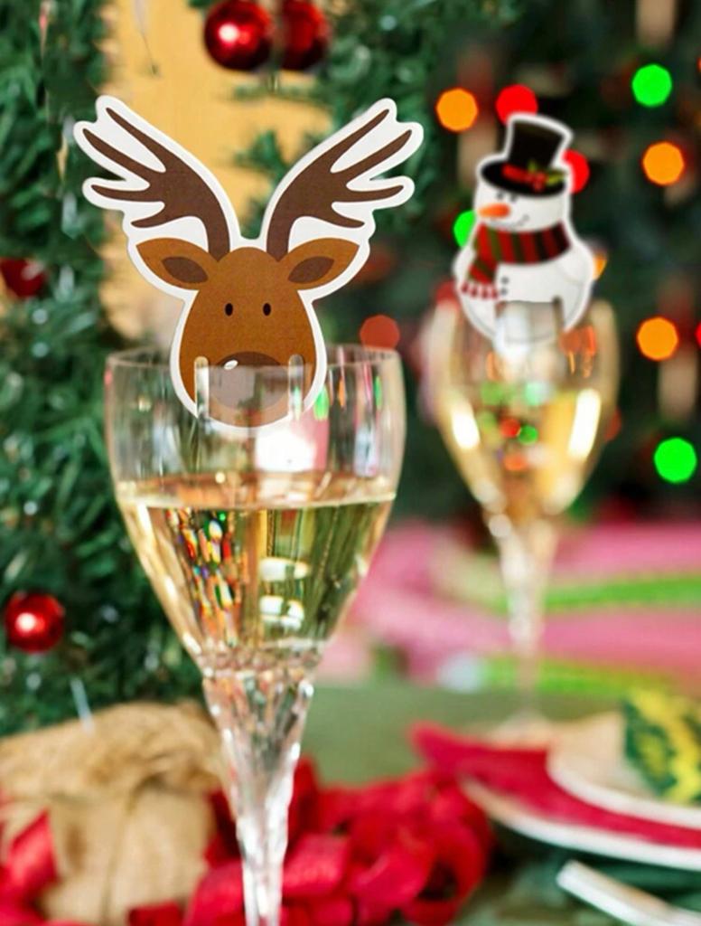 Christmas Glass Markers