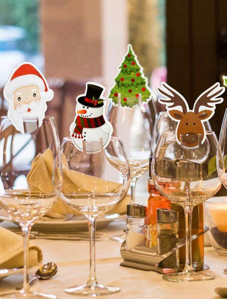 Christmas Glass Markers