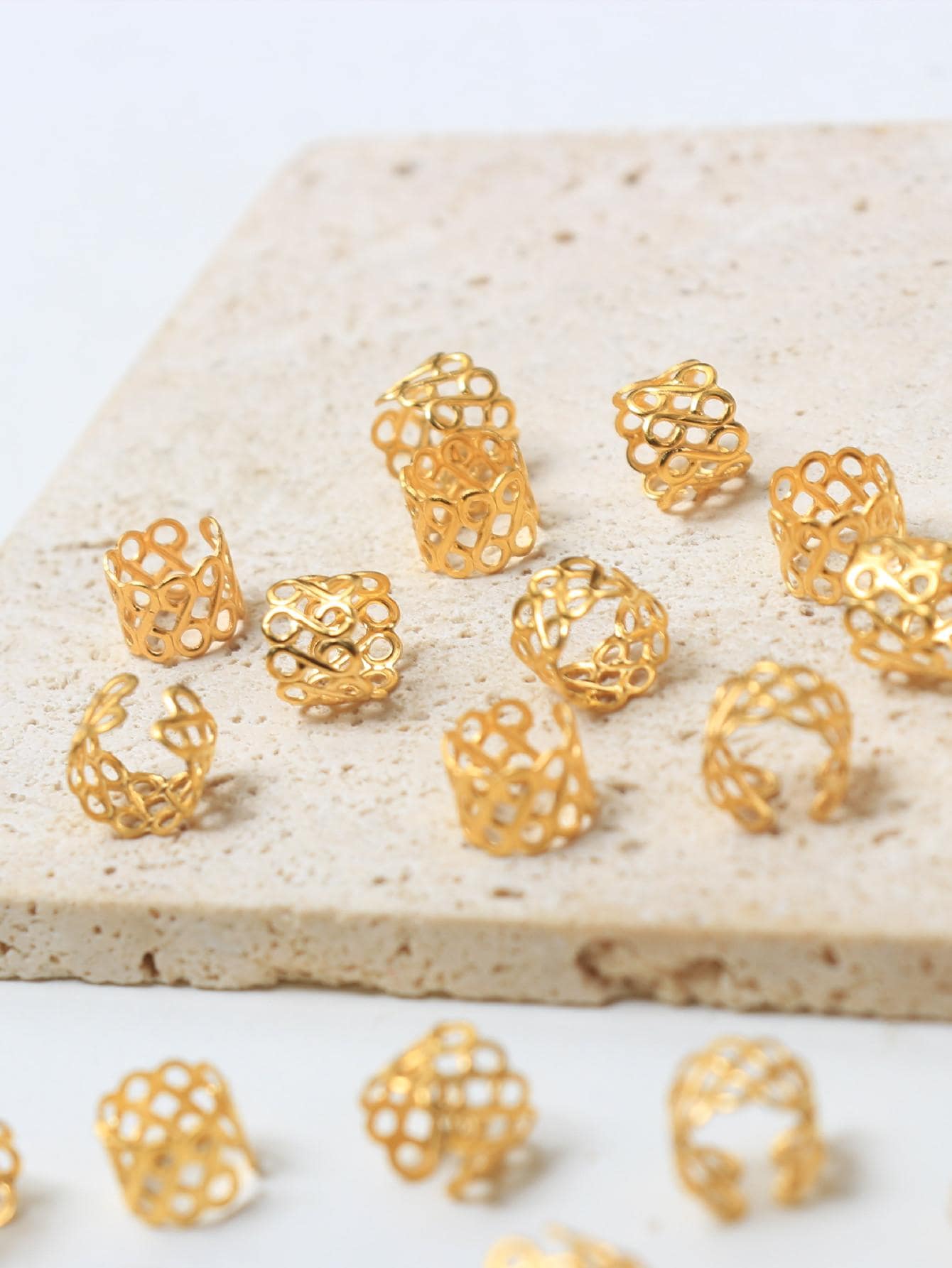 Pattern Hair Rings