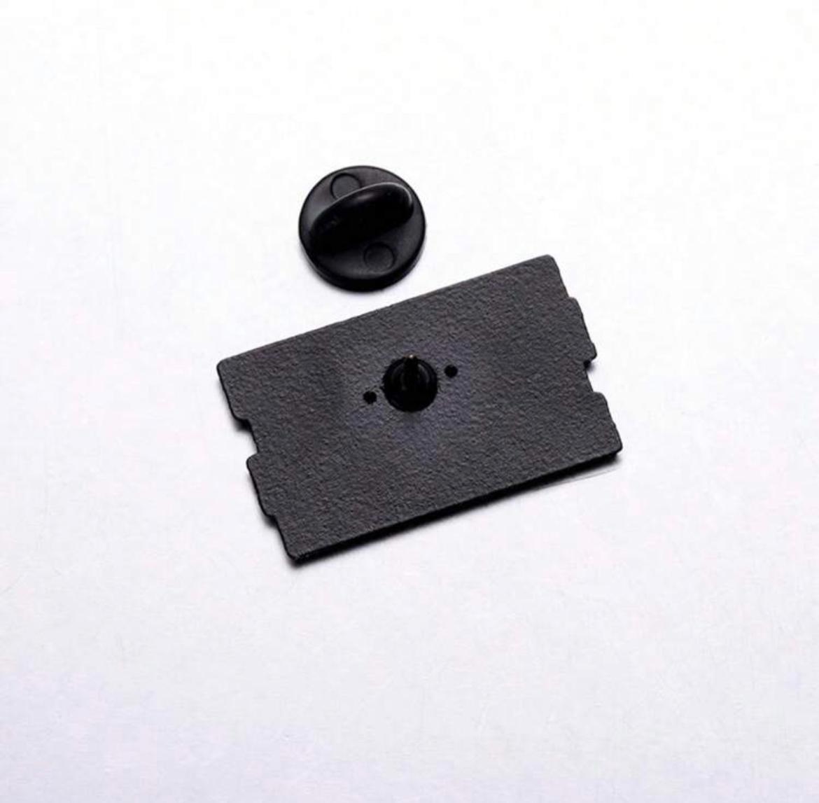 VHS Stack Horror Movies Brooch