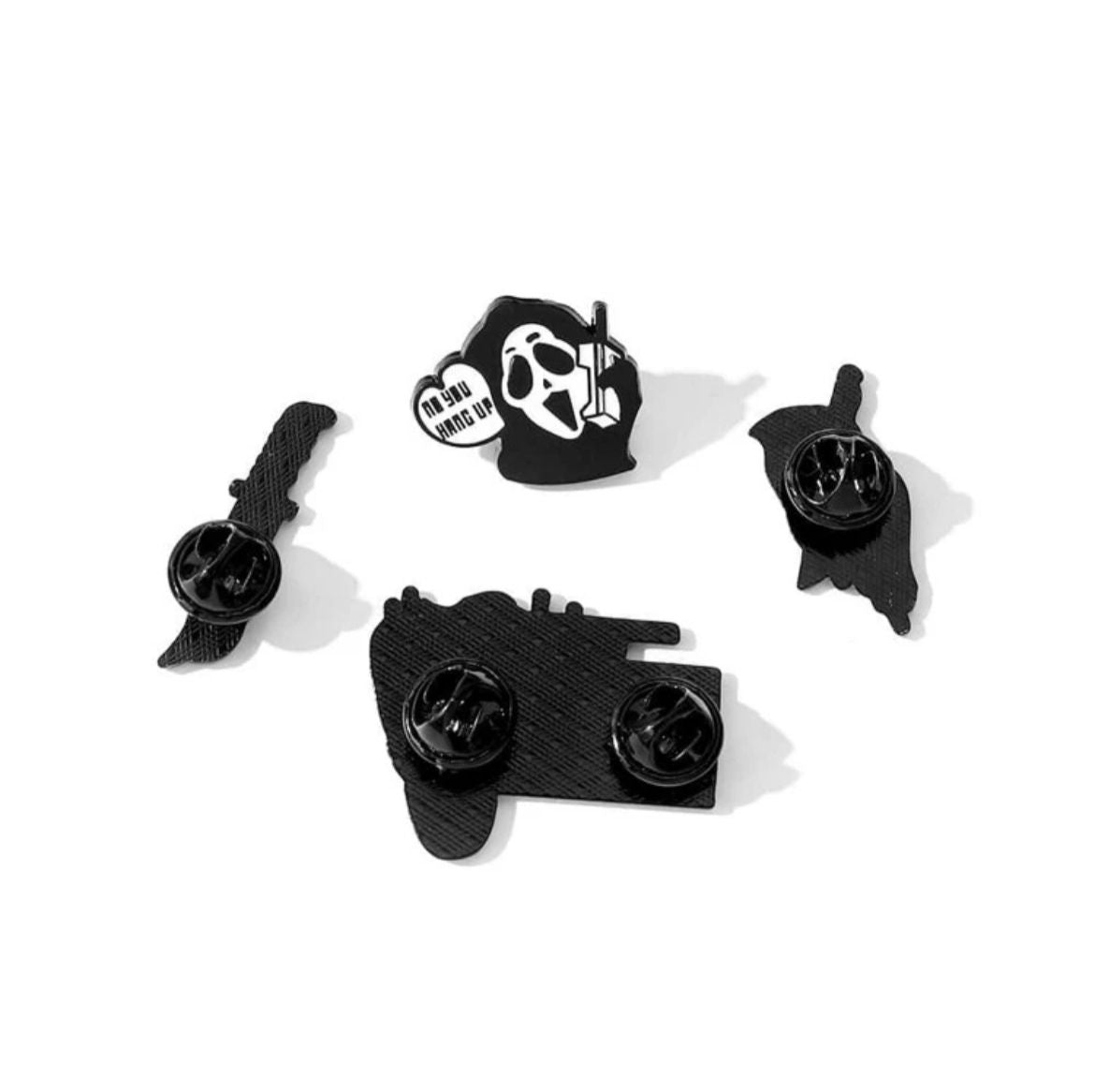 Scream Ghostface Brooch Set