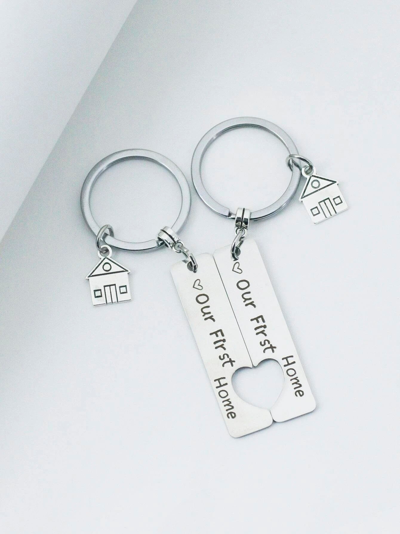 Our First Home Keychain Set
