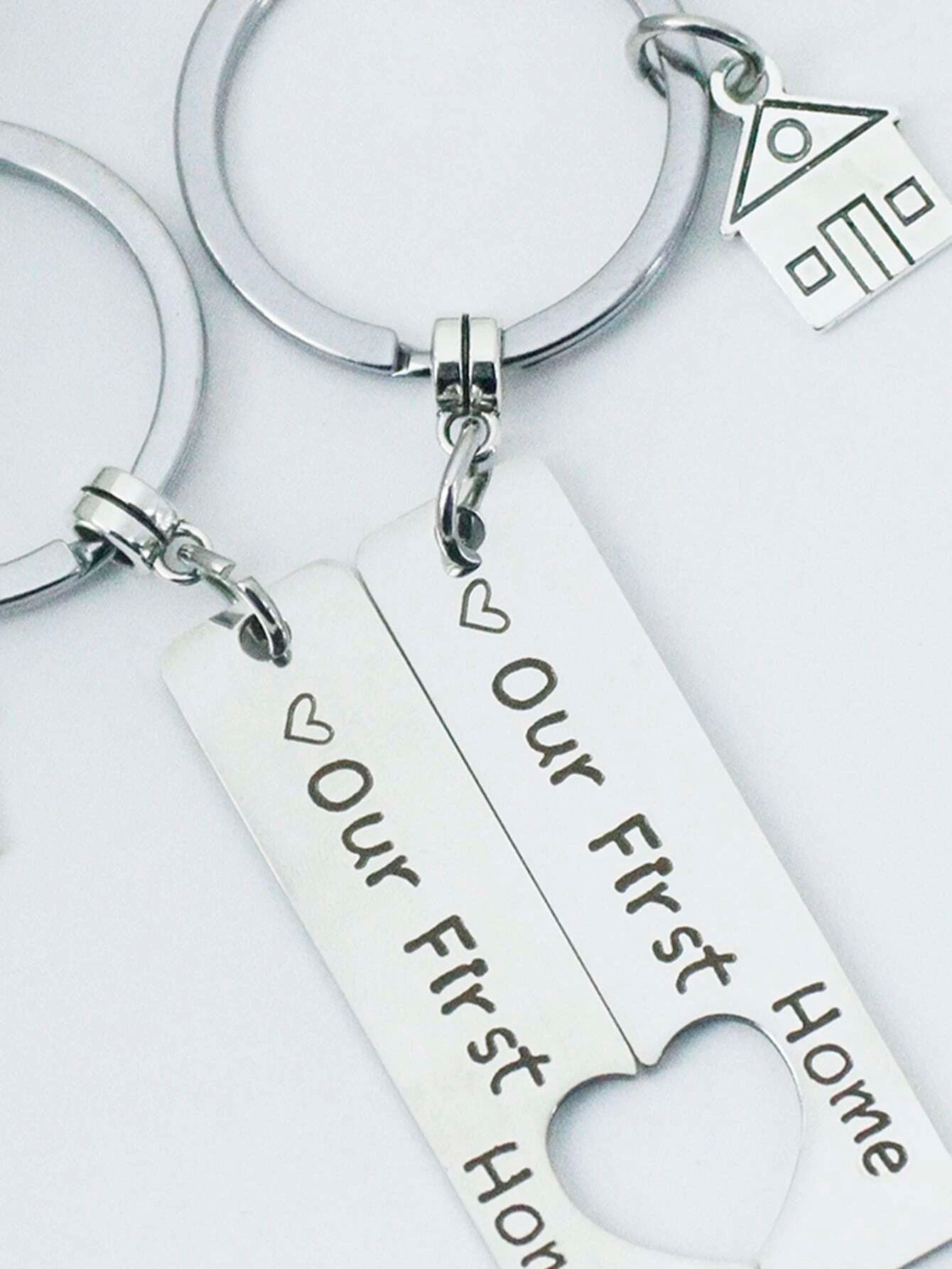 Our First Home Keychain Set