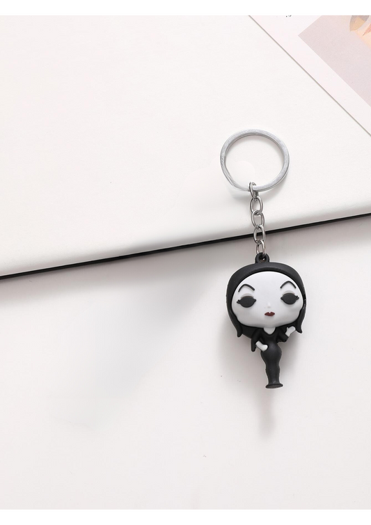 Morticia Addams Keychain