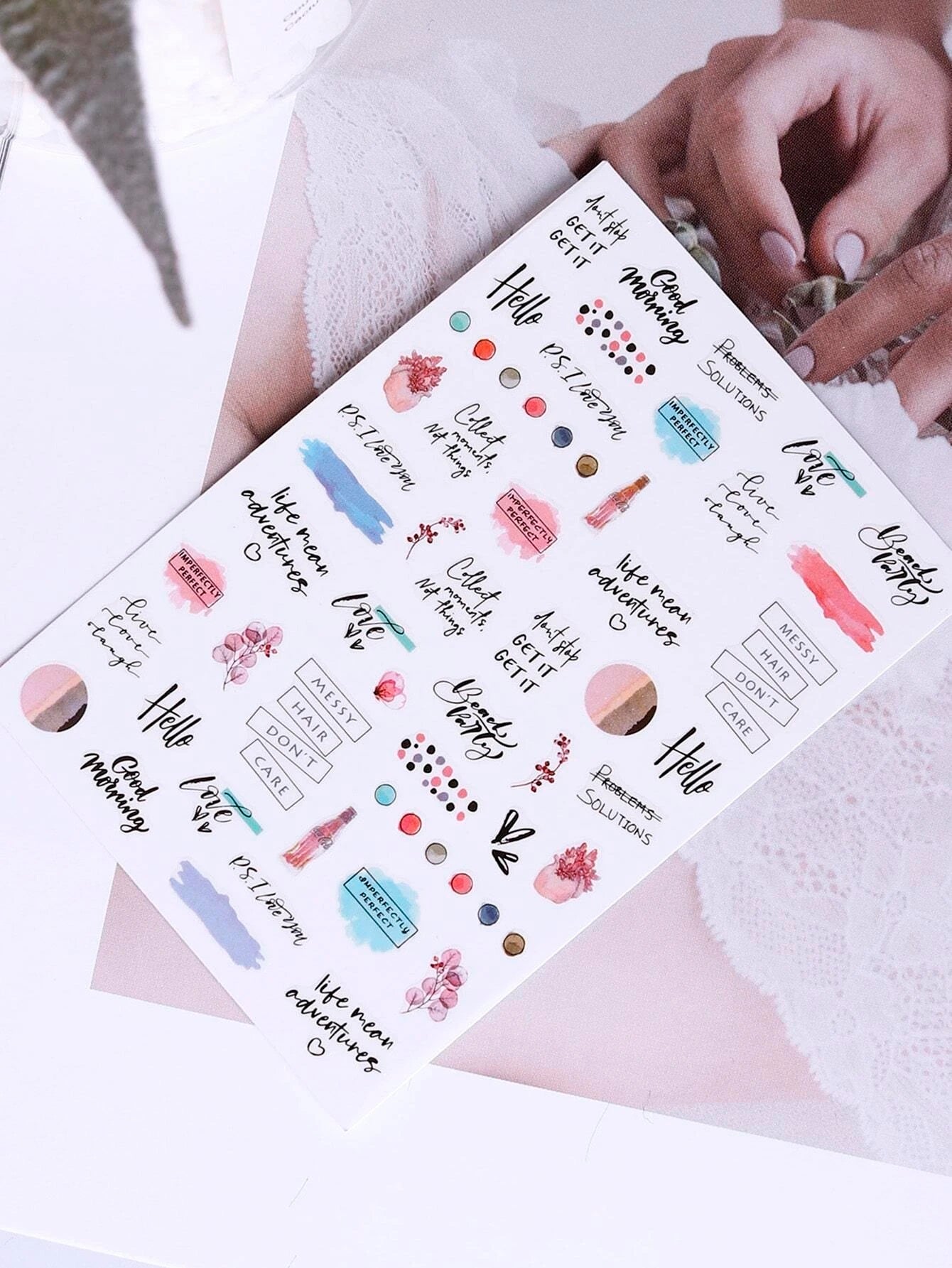 Motivational Nail Stickers