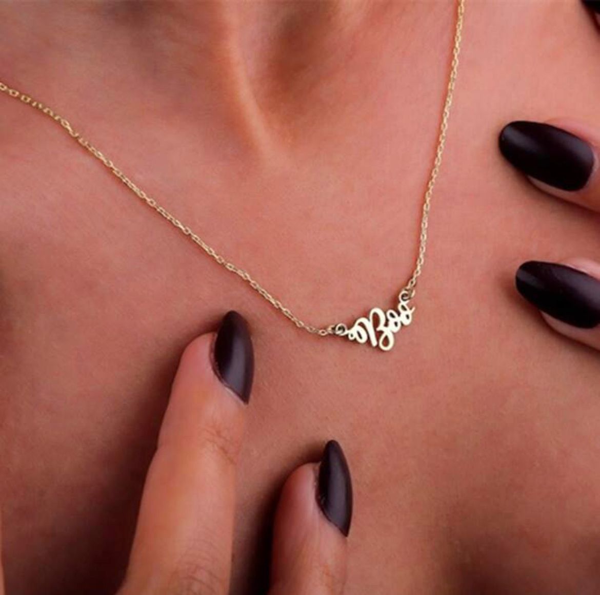 BOO Halloween Necklace