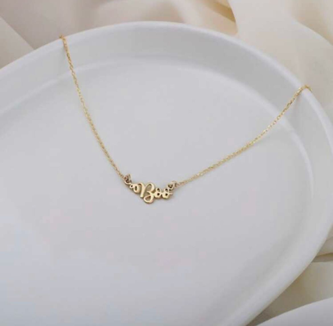 BOO Halloween Necklace