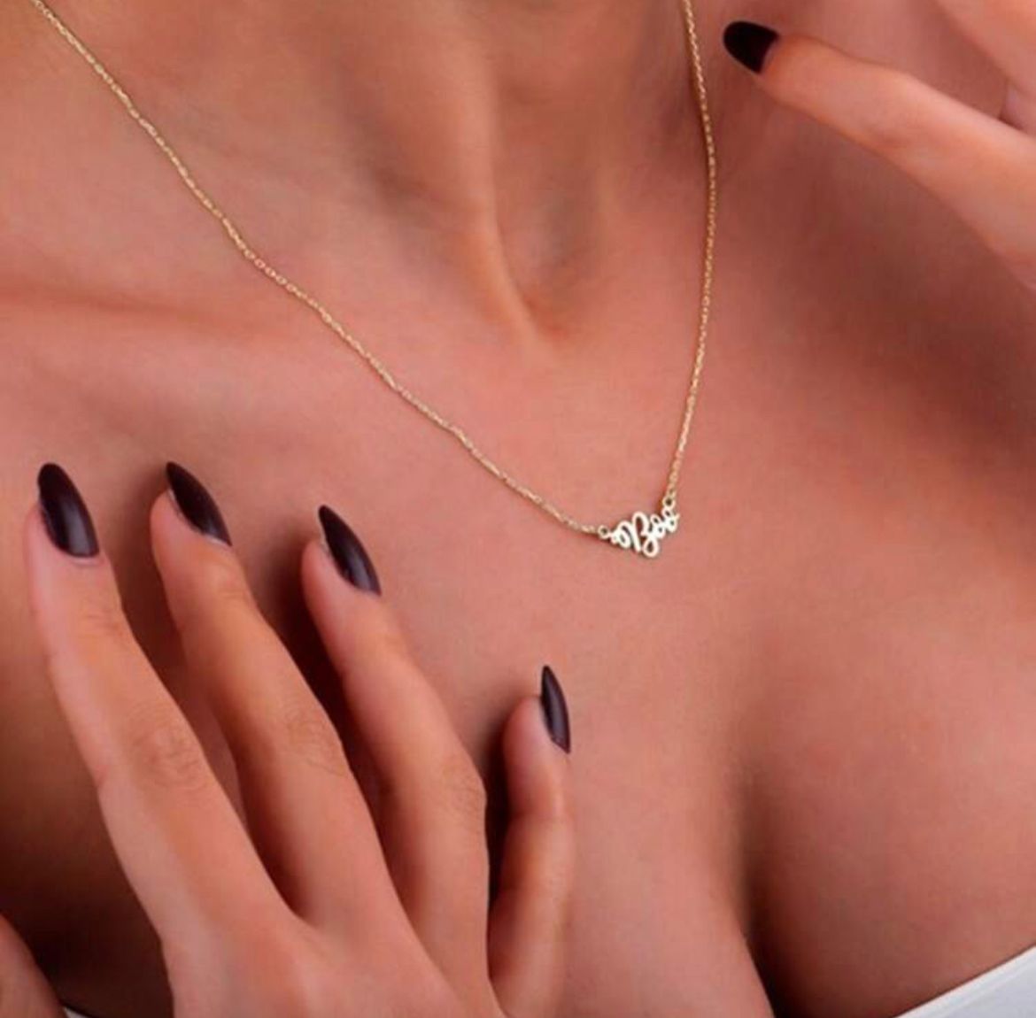 BOO Halloween Necklace