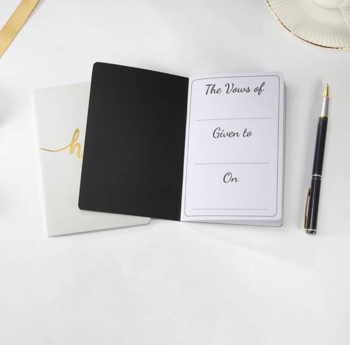 His and Hers Vows Notebooks Set