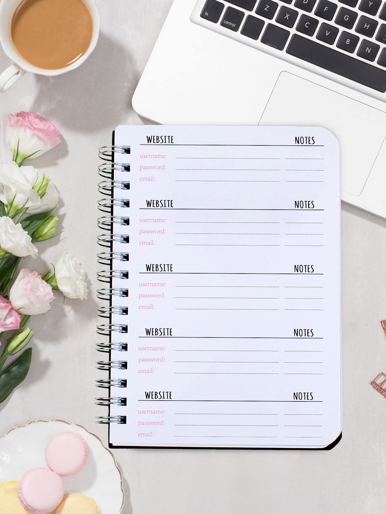 Password Keeper Notebook