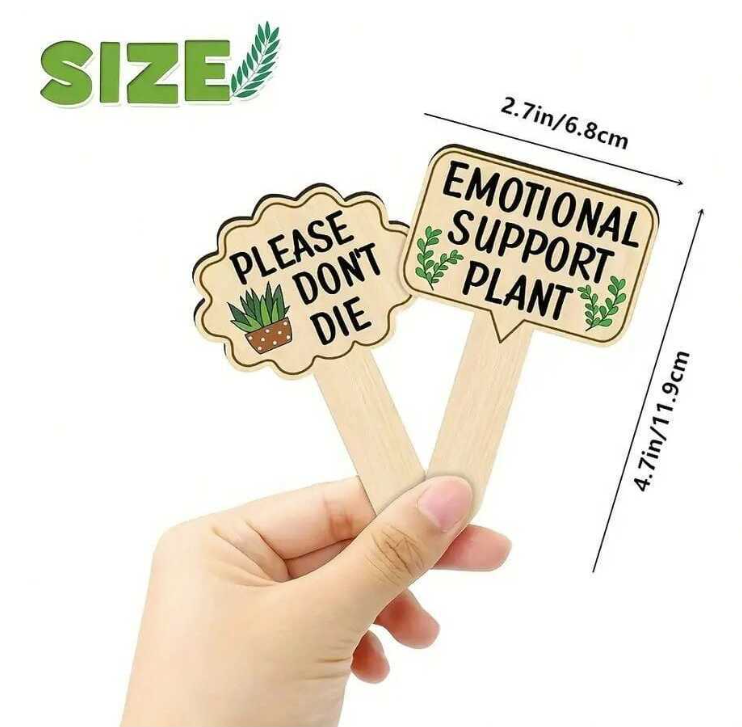 Funny Plant Marker Set