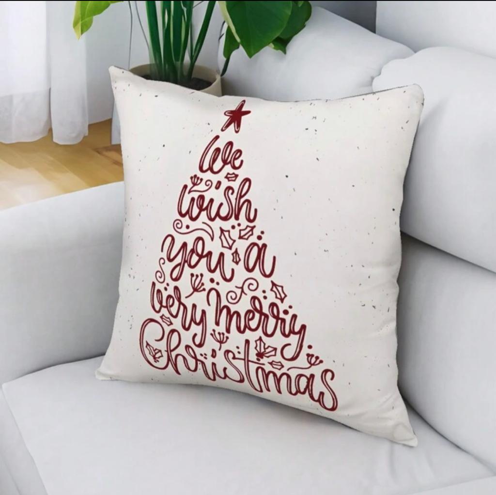 We Wish You A Merry Christmas Scatter Cushion