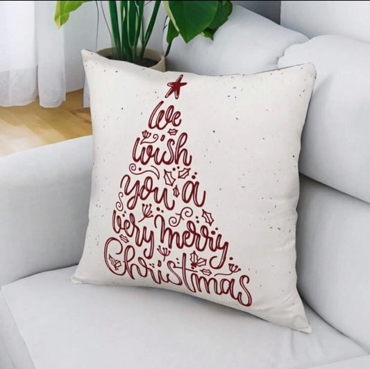 We Wish You A Merry Christmas Scatter Cushion
