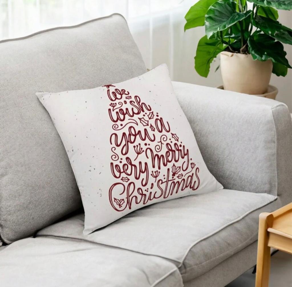 We Wish You A Merry Christmas Scatter Cushion