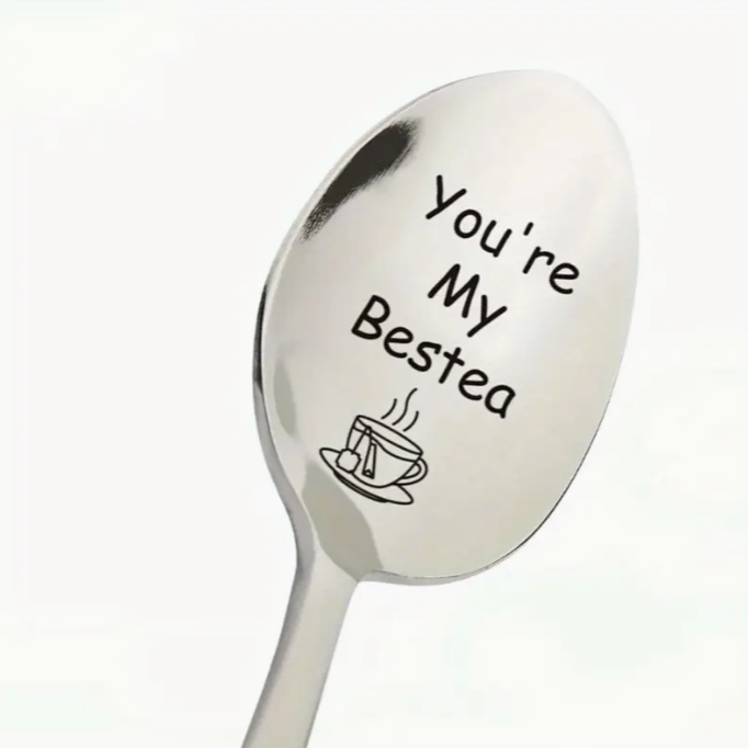 You're My Bestea Engraved Spoon
