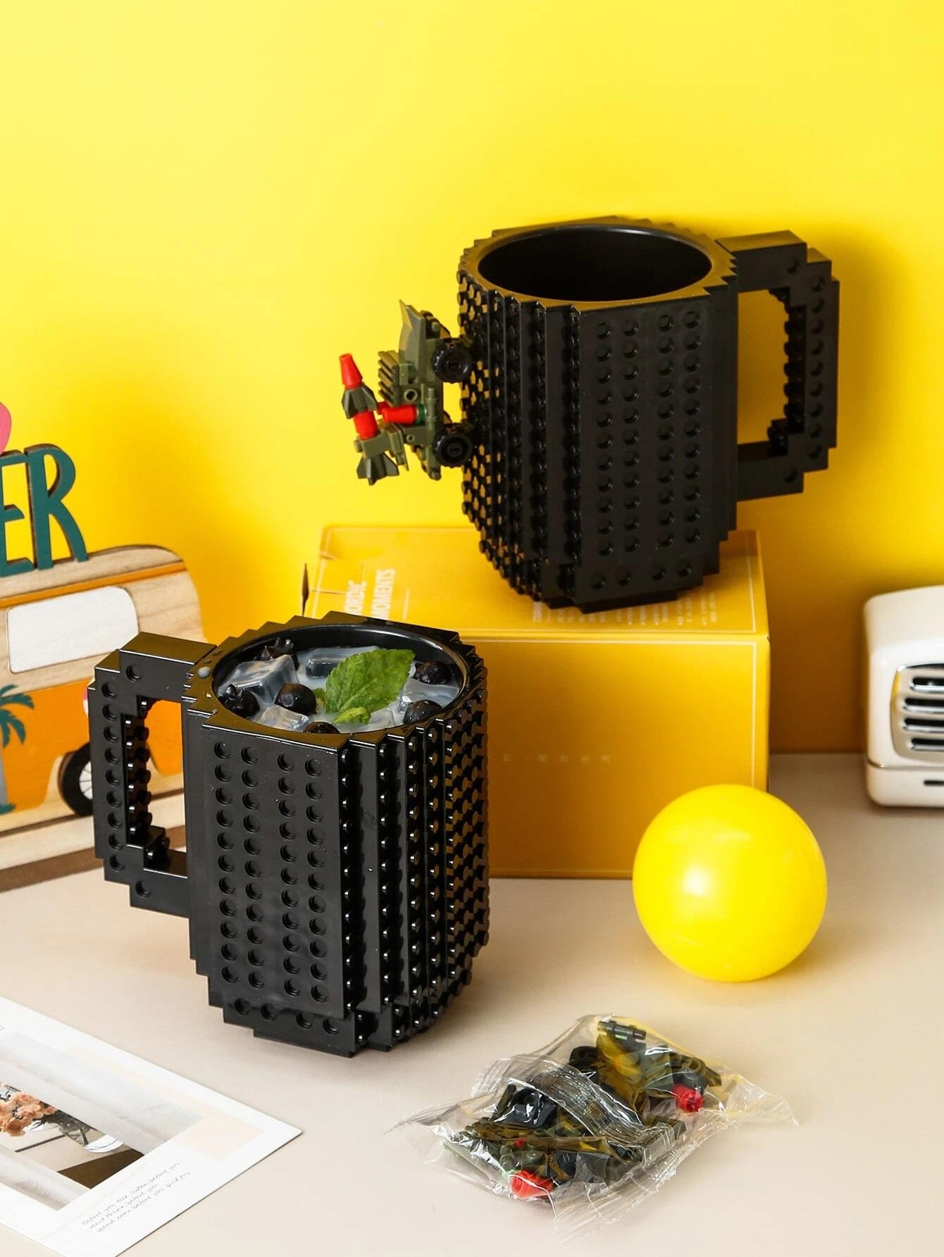 Build-On Brick Mug