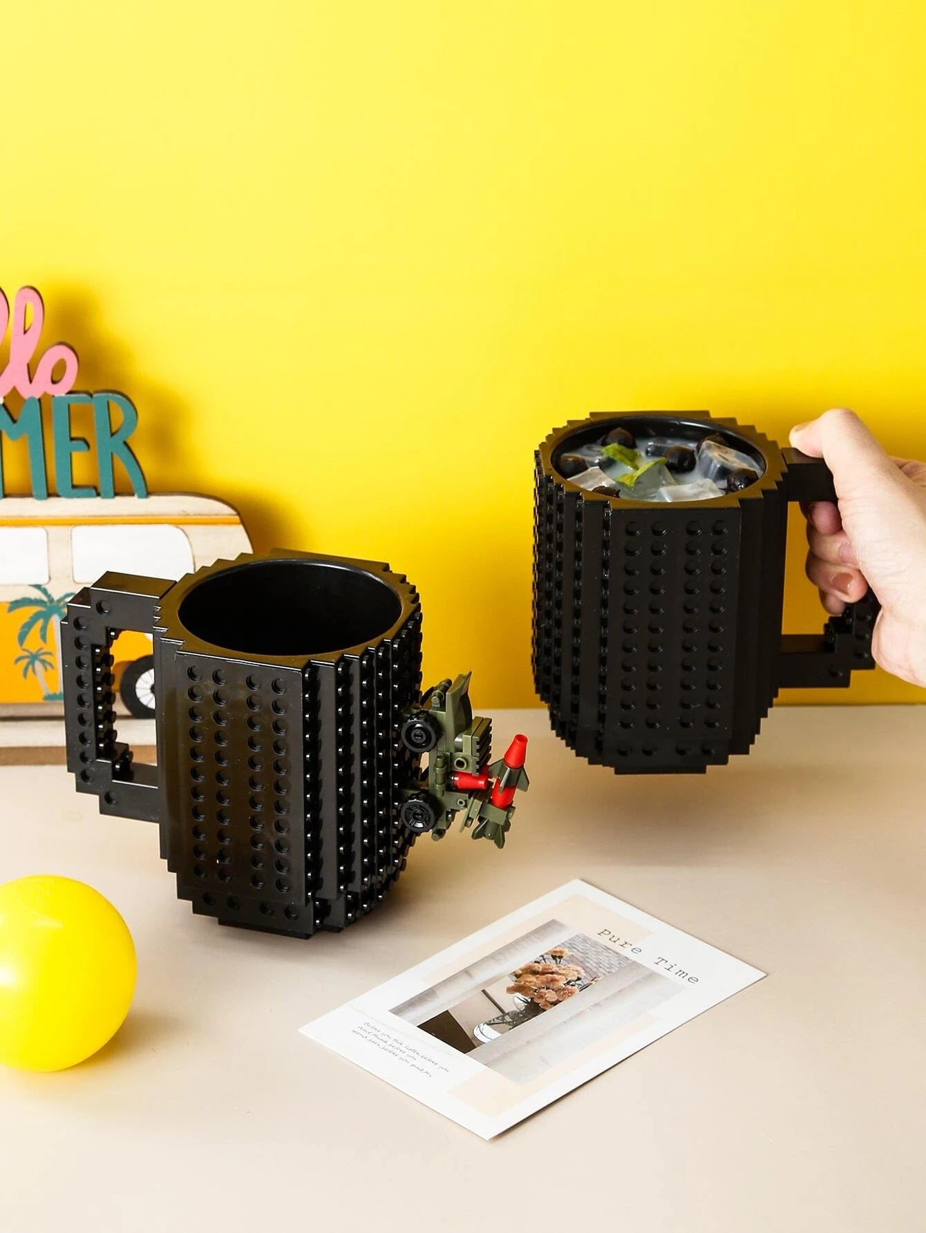 Build-On Brick Mug